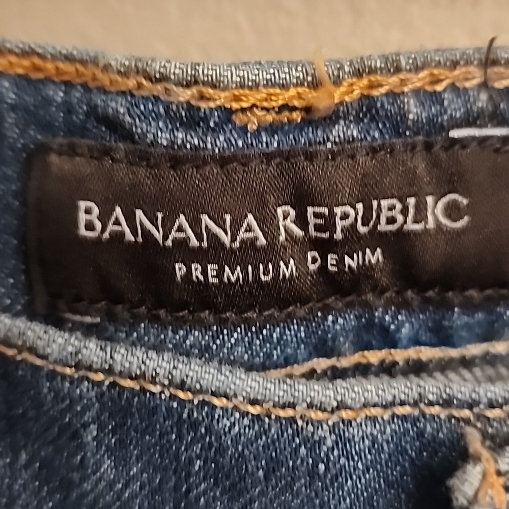 Banana Republic Dark Blue Flare Jeans - Picture 2 of 12